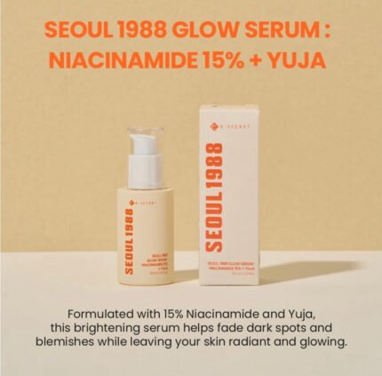 K-Secret SEOUL 1988 GLOW SERUM : NIACINAMIDE 15% + YUJA