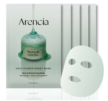 Arencia Holy Hyssop Sheet Mask 5 Pack