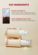 SEOUL 1988 Serum Retinal Liposome 2% + Black Ginseng 30ml - Image 2