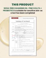 K-Secret Seoul 1988 Cleansing Oil Pine Cica 1% + Probotics 150ml - Image 5