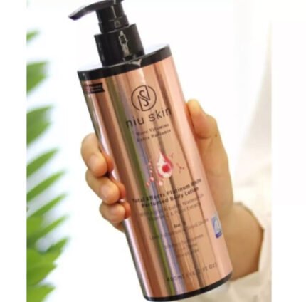 Niu Skin Body lotion with Alpha Arbutin, Niacinamide & Vitamin C - Pink Rose 480ml