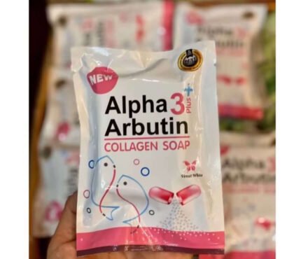 Alpha Arbutin Collagen Soap for brighter face -80g