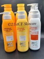 Advanced Korean Skin Bright & Clear Body Gel Wash -1200ml  | Lotion 500ml - Image 9