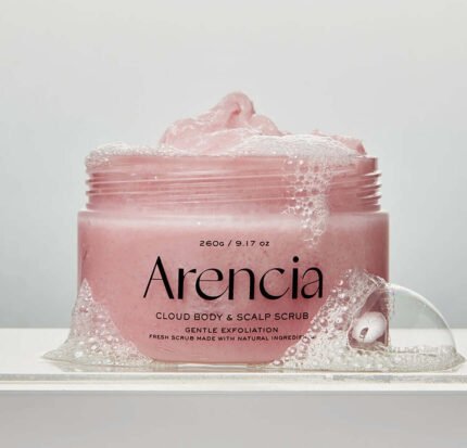 Arencia Fresh Cloud Body & Scalp Scrub-Lavender & Pear