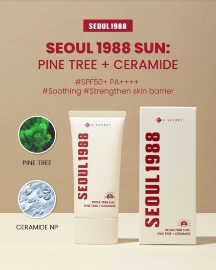 K-SECRET SEOUL1988 SUN: PINE TREE + CERAMIDE 50ml
