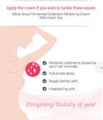 Nella - White Snow Fermented Underarm Whitening Cream With Green Tea - Image 4