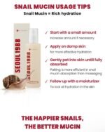 K-Secret- Seoul 1998 Essence : Snail Mucin 93% + Rice 100ml - Image 7