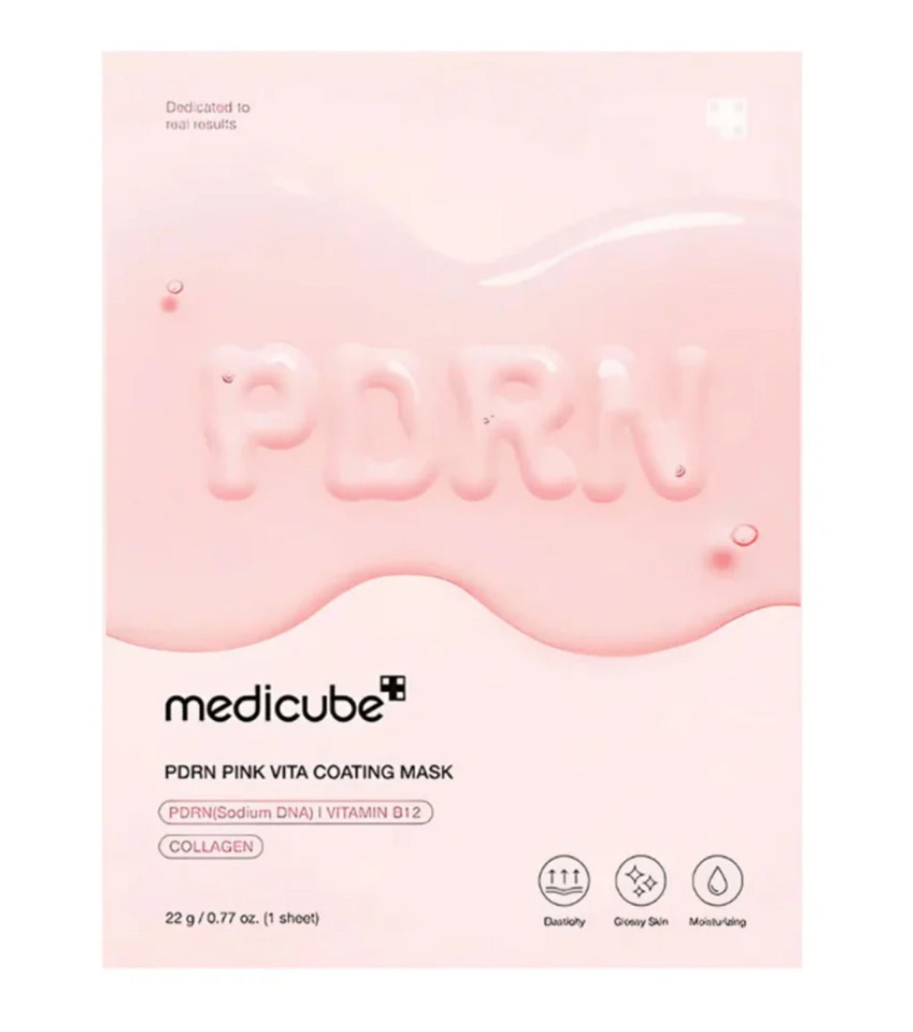 DA1E22ED-D5EF-4F31-A017-9A2166B1AABD.jpg Medicube PDRN Pink Vita Coating Mask 22g {1 Sheet} - Image 1