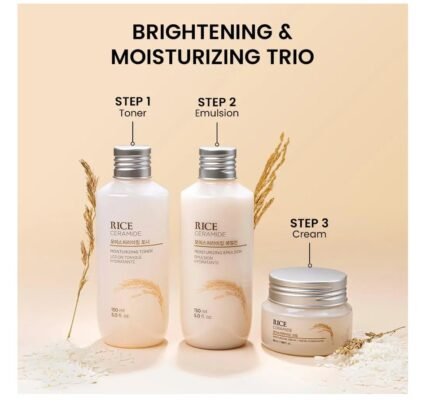 The Face Shop Rice & Ceramide Brightening & Moisturising Trio