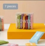 7/14pcs Portable Compressed Disposable Towels, Thickened Compressed Disposable Facial Tissues, Perfect For Travel And Home Use