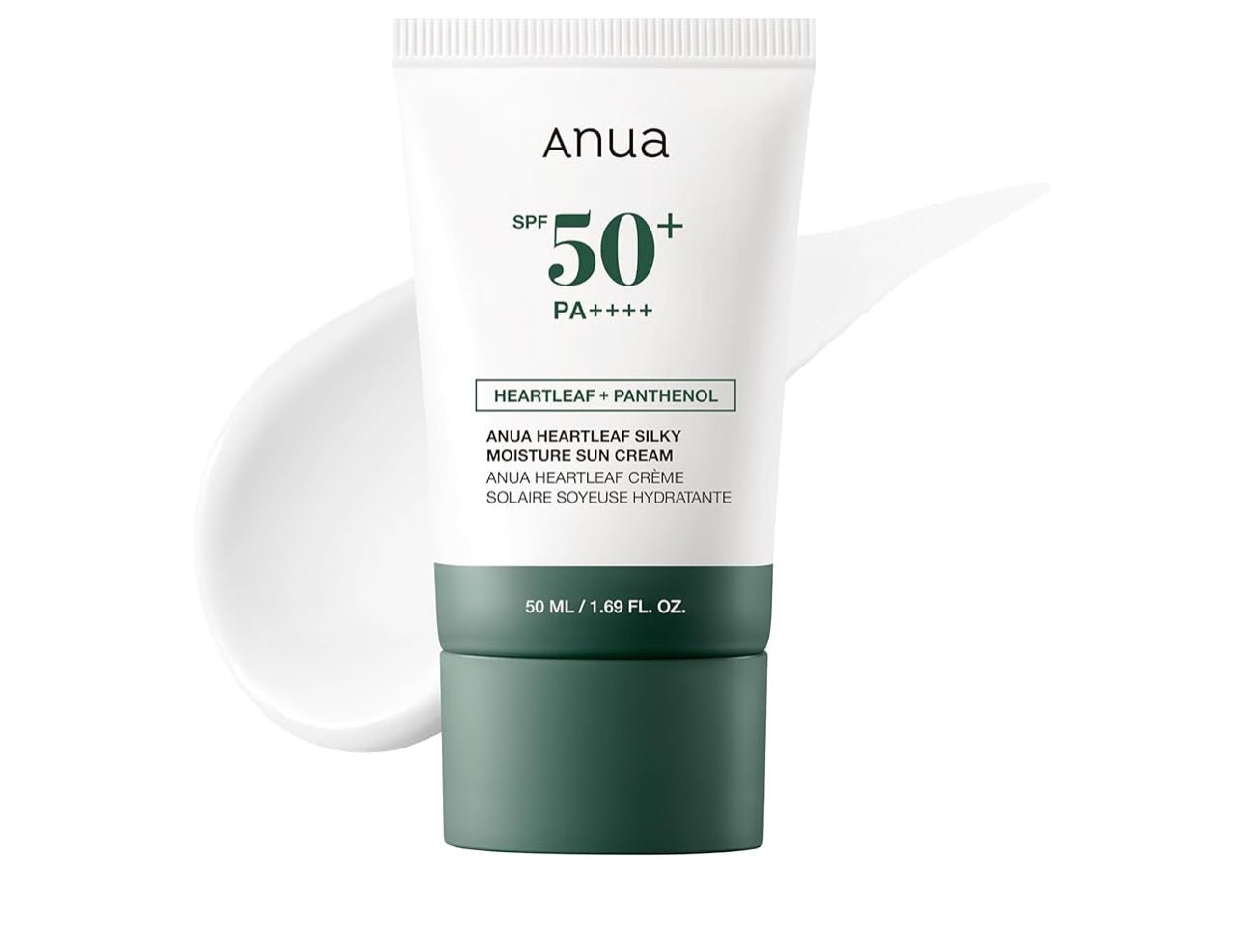 FullSizeRender_1ca7ab89-9e3f-43c8-aa17-d725a97057eb.jpg ANUA Heartleaf Silky Moisture Sun Cream SPF 50 PA++++Sunscreen 50ml - Image 1