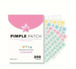 200 Count Hydrocolloid Acne Patches, -Adult Invisible Blemish Cover Stickers, Alcohol-Free, Cleansing Effect, Suitable for All Skin Types, Unscented