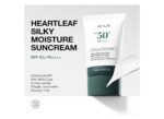 ANUA Heartleaf Silky Moisture Sun Cream SPF 50 PA++++Sunscreen 50ml - Image 3
