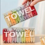7/14pcs Portable Compressed Disposable Towels, Thickened Compressed Disposable Facial Tissues, Perfect For Travel And Home Use - Image 2