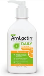 AmLactin Daily Vitamin C  Body Lotion with 7% Lactic Acid.