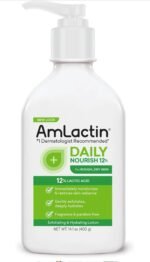 AmLactin Daily Nourish Body Lotion with 12% Lactic Acid . 225g | 400g | 567g | Scent free - Image 3