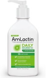 AmLactin Daily Nourish Body Lotion with 12% Lactic Acid . 225g | 400g | 567g | Scent free