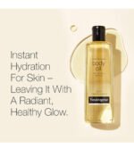 Neutrogena Body Oil Light Sesame Formula, Dry Skin Moisturizer & Hydrating Body Massage Oil, 8.5 fl oz / 250ml - Image 2