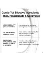 ANUA RICE CERAMIDE 7 HYDRATING BARRIER SERUM, Brightening, Hydrating Serum for Face, 50ml/1.69fl.oz. - Image 3