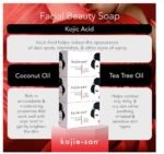 Kojie San Skin Brightening Soap - Original Kojic Acid, Dark Spot Remover Bar Soap with Coconut & Tea Tree Oil - Image 7